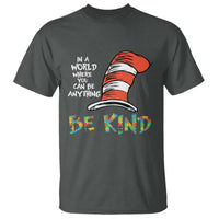 Autism Awareness T Shirt Why Fit In When You Were Born To Stand Out Cat In Hat