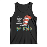 Autism Awareness Tank Top Why Fit In When You Were Born To Stand Out Cat In Hat