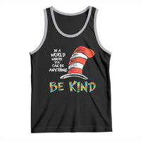 Autism Awareness Tank Top Why Fit In When You Were Born To Stand Out Cat In Hat