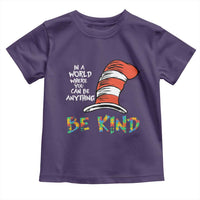 Autism Awareness Toddler T Shirt Why Fit In When You Were Born To Stand Out Cat In Hat