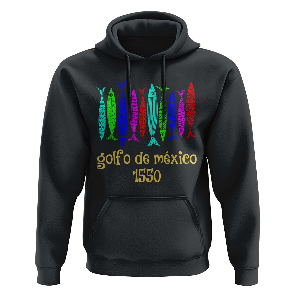 Gulf of Mexico Hoodie Golfo de México 1550 Retro Tuna