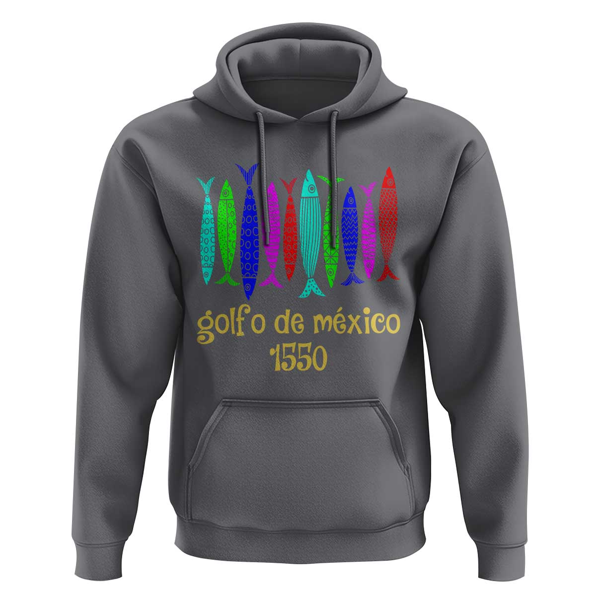 Gulf of Mexico Hoodie Golfo de México 1550 Retro Tuna