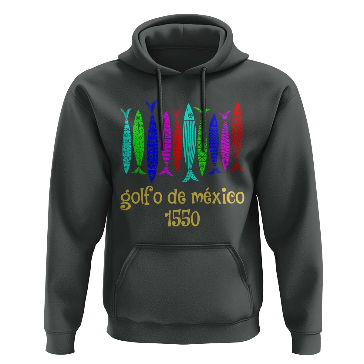 Gulf of Mexico Hoodie Golfo de México 1550 Retro Tuna