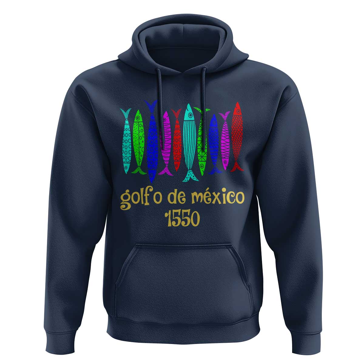 Gulf of Mexico Hoodie Golfo de México 1550 Retro Tuna