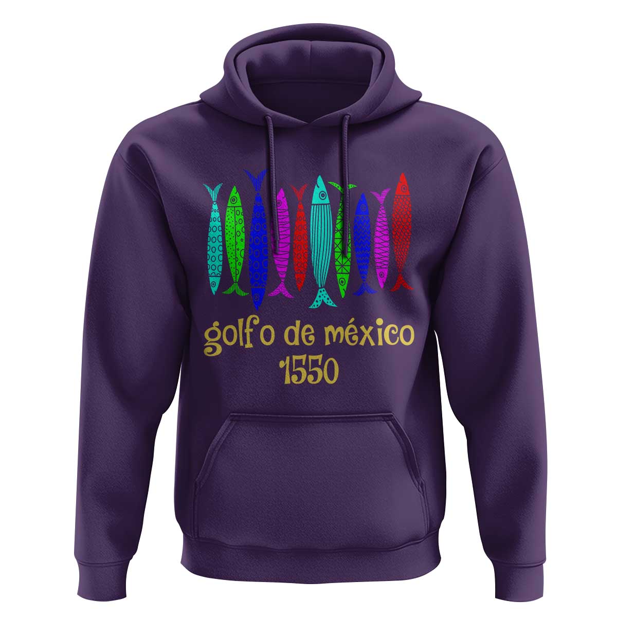 Gulf of Mexico Hoodie Golfo de México 1550 Retro Tuna