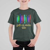 Gulf of Mexico T Shirt For Kid Golfo de México 1550 Retro Tuna