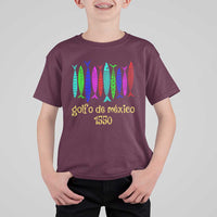 Gulf of Mexico T Shirt For Kid Golfo de México 1550 Retro Tuna
