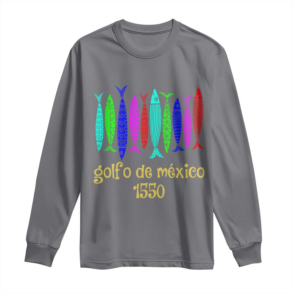 Gulf of Mexico Long Sleeve Shirt Golfo de México 1550 Retro Tuna