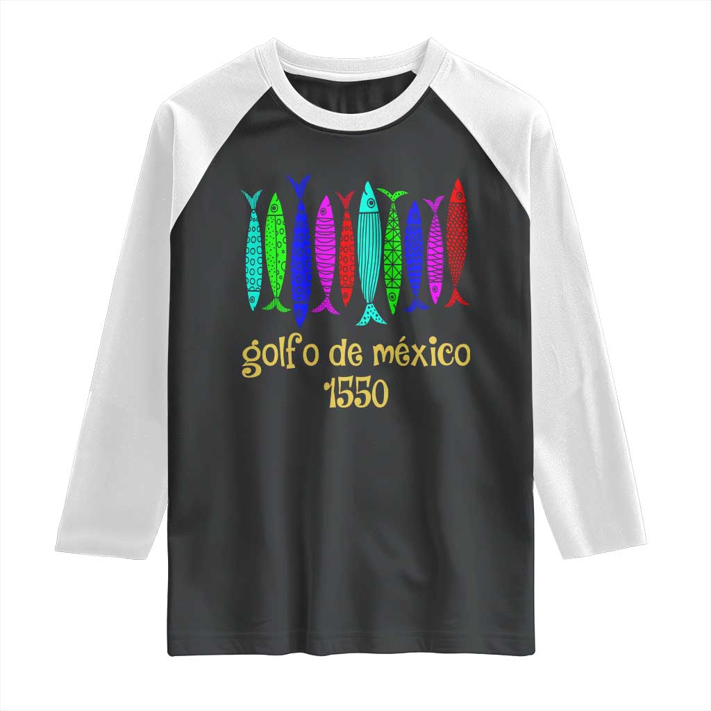 Gulf of Mexico Raglan Shirt Golfo de México 1550 Retro Tuna