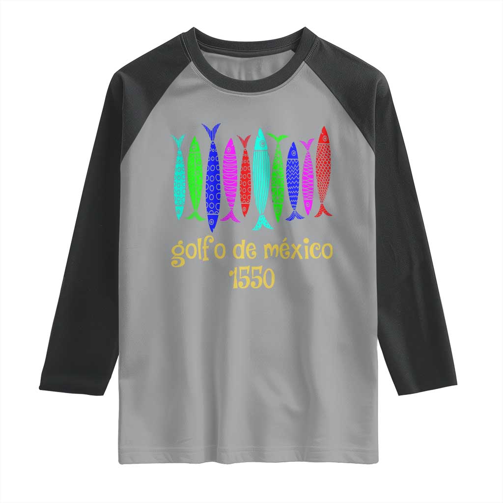 Gulf of Mexico Raglan Shirt Golfo de México 1550 Retro Tuna