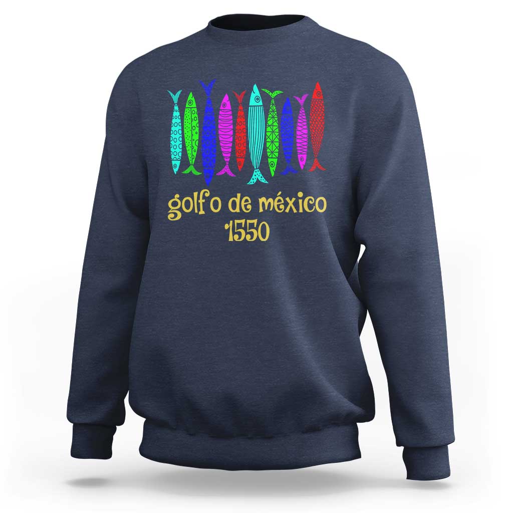 Gulf of Mexico Sweatshirt Golfo de México 1550 Retro Tuna