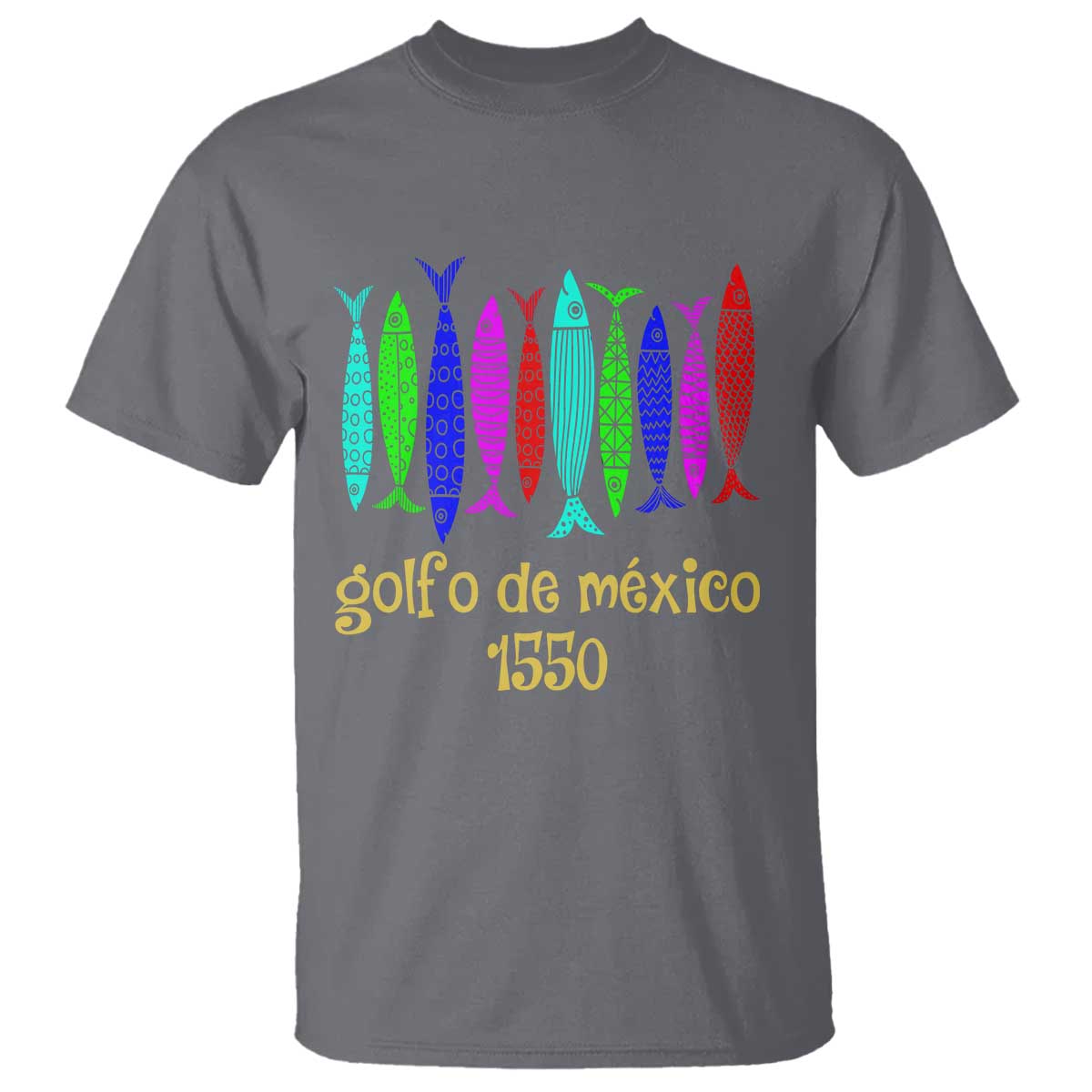 Gulf of Mexico T Shirt Golfo de México 1550 Retro Tuna