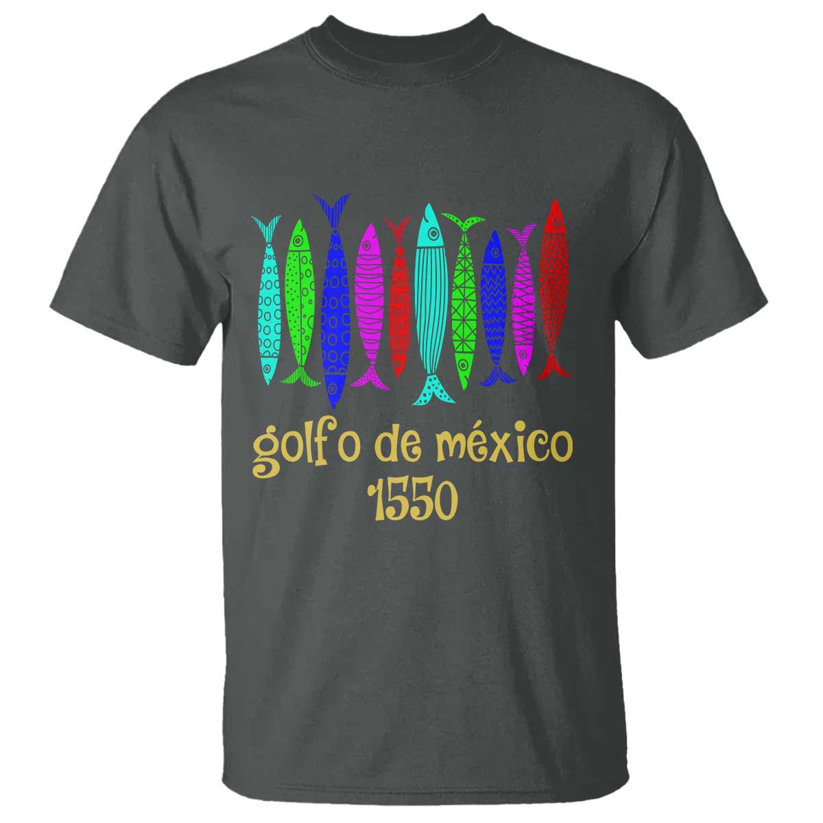 Gulf of Mexico T Shirt Golfo de México 1550 Retro Tuna