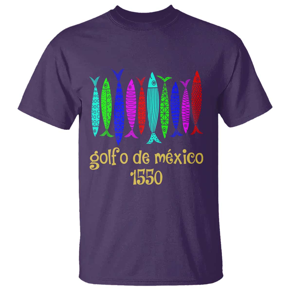 Gulf of Mexico T Shirt Golfo de México 1550 Retro Tuna