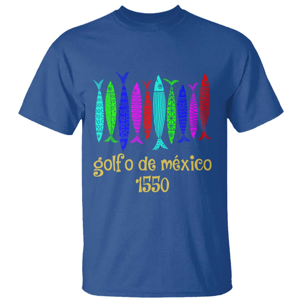 Gulf of Mexico T Shirt Golfo de México 1550 Retro Tuna