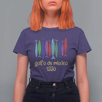 Gulf of Mexico T Shirt For Women Golfo de México 1550 Retro Tuna