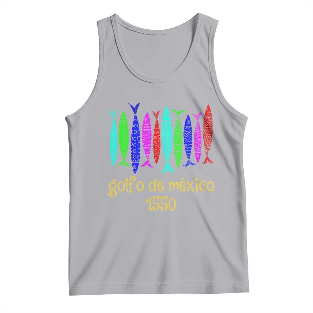 Gulf of Mexico Tank Top Golfo de México 1550 Retro Tuna
