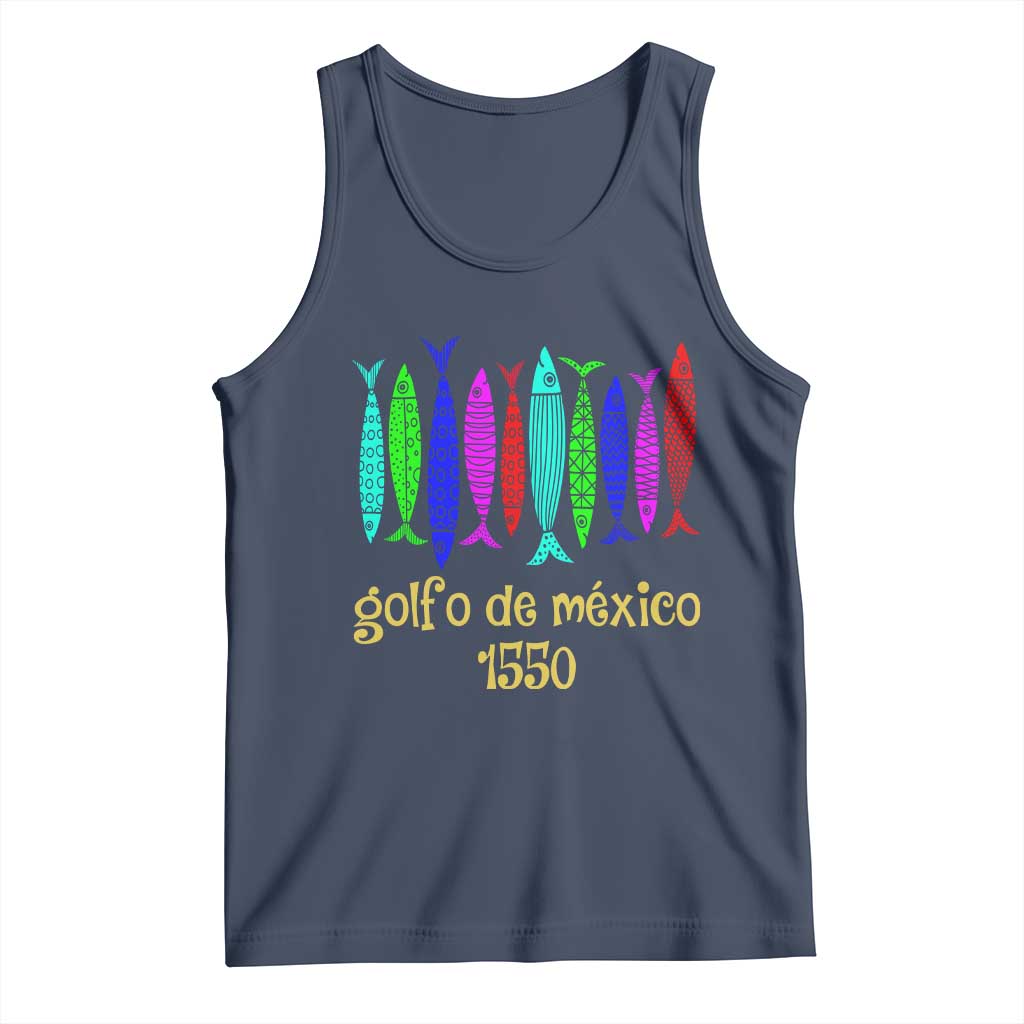 Gulf of Mexico Tank Top Golfo de México 1550 Retro Tuna