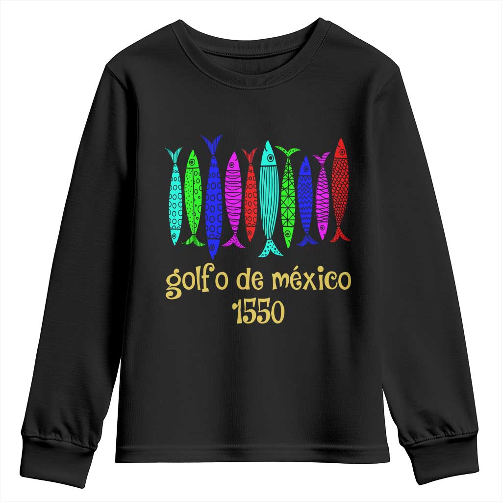 Gulf of Mexico Youth Sweatshirt Golfo de México 1550 Retro Tuna