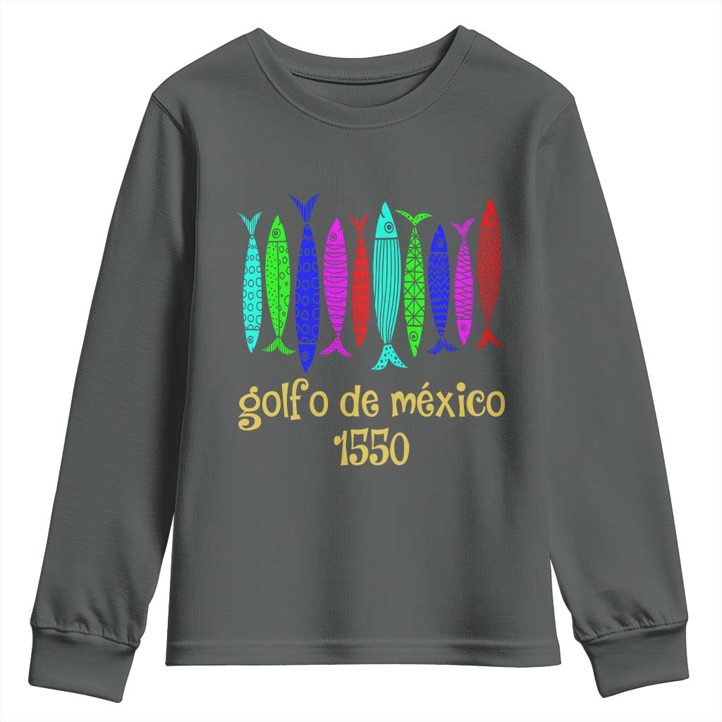 Gulf of Mexico Youth Sweatshirt Golfo de México 1550 Retro Tuna
