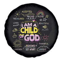 I Am A Child Of God Spare Tire Cover Retro Christian Jesus Faith