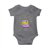 I Am A Child Of God Baby Onesie Retro Christian Jesus Faith