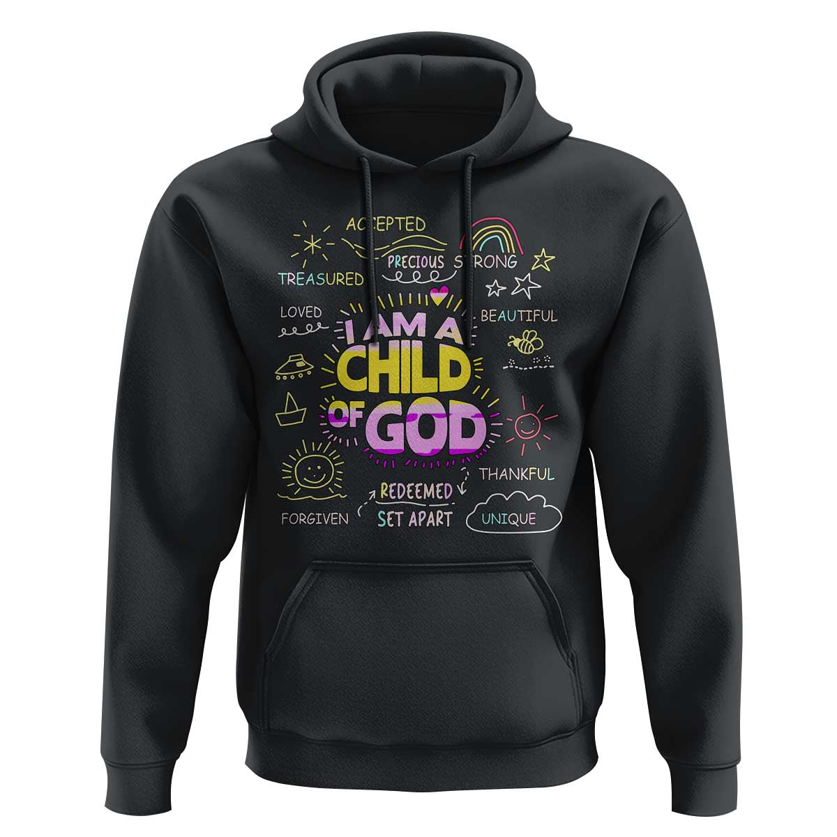 I Am A Child Of God Hoodie Retro Christian Jesus Faith