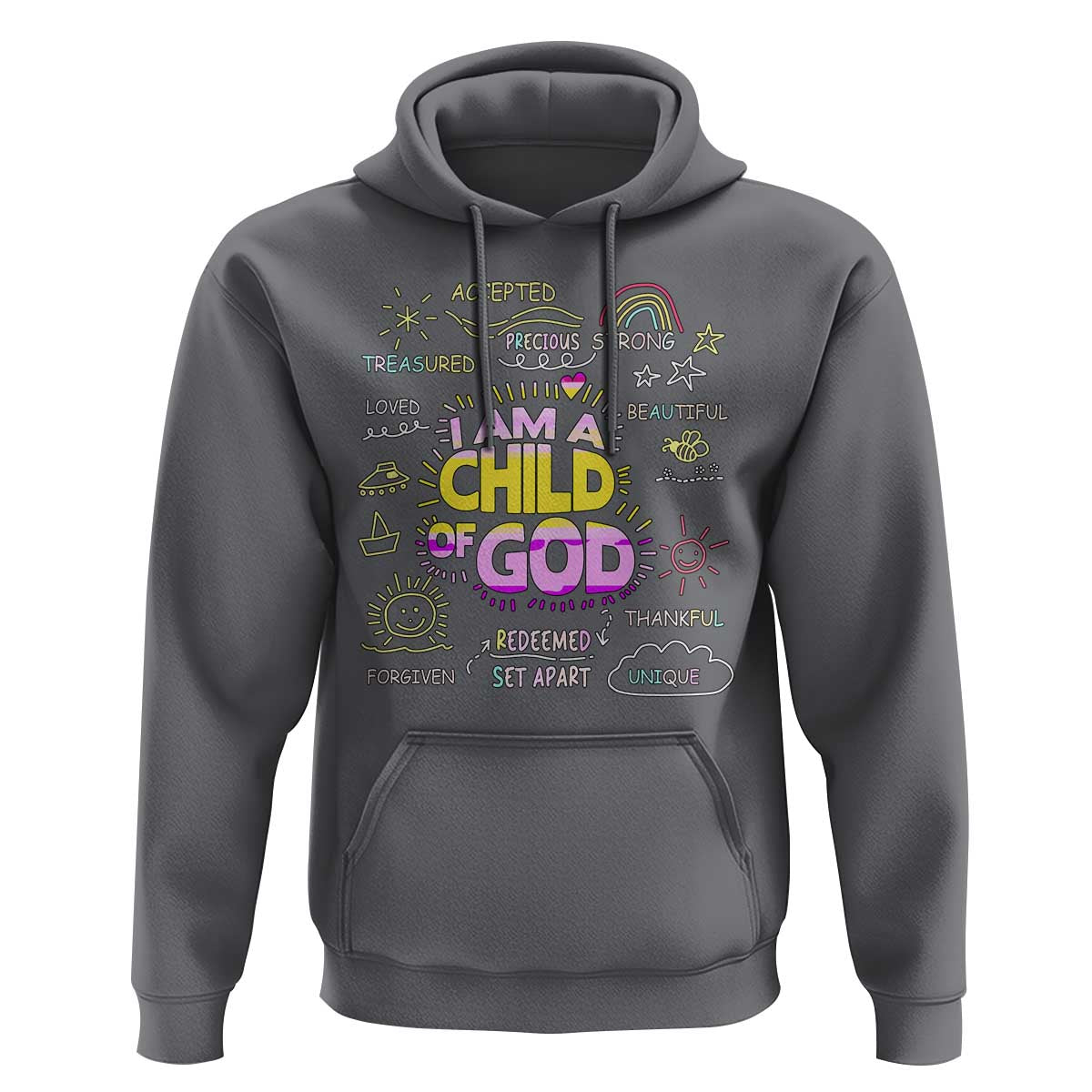 I Am A Child Of God Hoodie Retro Christian Jesus Faith