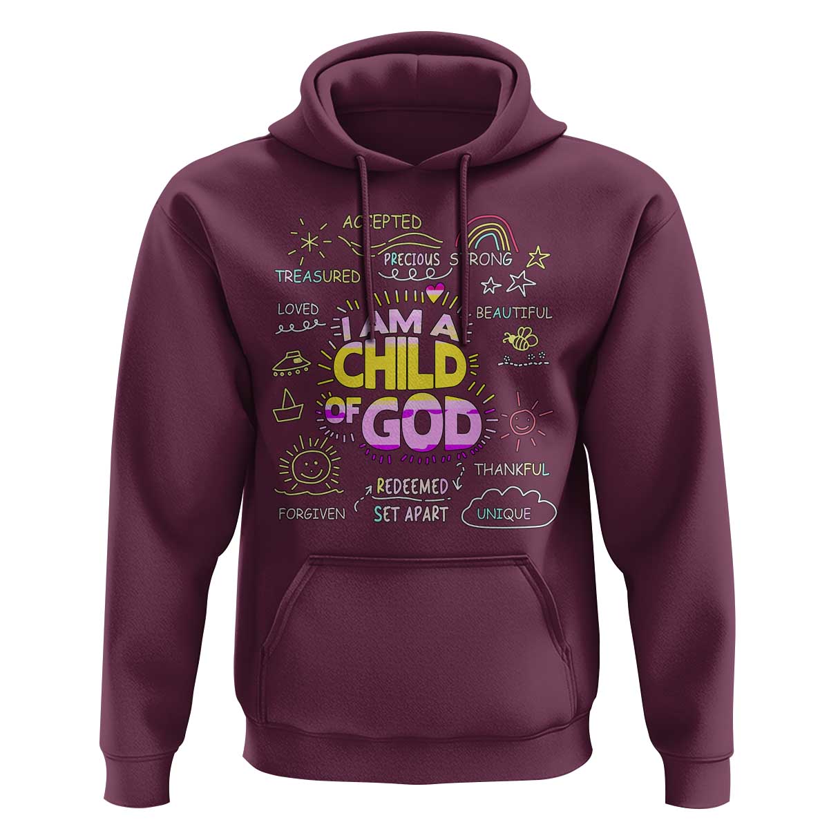 I Am A Child Of God Hoodie Retro Christian Jesus Faith