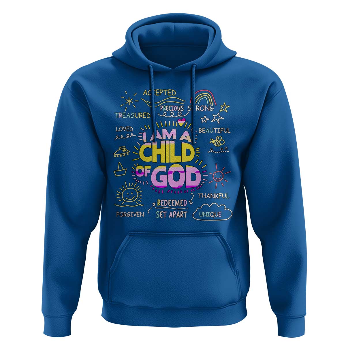 I Am A Child Of God Hoodie Retro Christian Jesus Faith