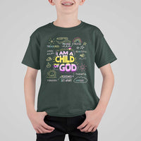 I Am A Child Of God T Shirt For Kid Retro Christian Jesus Faith