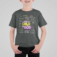 I Am A Child Of God T Shirt For Kid Retro Christian Jesus Faith