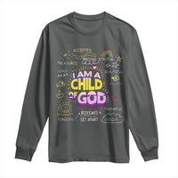 I Am A Child Of God Long Sleeve Shirt Retro Christian Jesus Faith