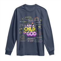 I Am A Child Of God Long Sleeve Shirt Retro Christian Jesus Faith