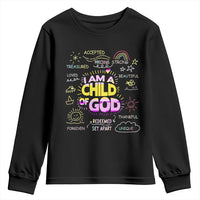 I Am A Child Of God Youth Sweatshirt Retro Christian Jesus Faith