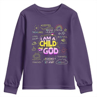 I Am A Child Of God Youth Sweatshirt Retro Christian Jesus Faith