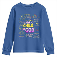 I Am A Child Of God Youth Sweatshirt Retro Christian Jesus Faith