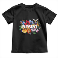 Resist Floral Toddler T Shirt Retro Botanical Graphic