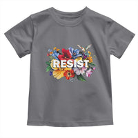 Resist Floral Toddler T Shirt Retro Botanical Graphic