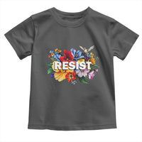 Resist Floral Toddler T Shirt Retro Botanical Graphic
