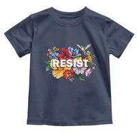 Resist Floral Toddler T Shirt Retro Botanical Graphic