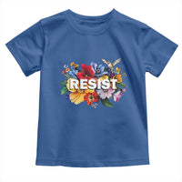 Resist Floral Toddler T Shirt Retro Botanical Graphic