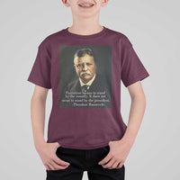 Theodore Teddy Roosevelt Patriotic T Shirt For Kid Patriotism Means To Stand By The Country