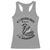 St Patricks Day Raccoon Meme Racerback Tank Top If I Shenan Once I'll Shenanigan