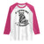St Patricks Day Raccoon Meme Raglan Shirt If I Shenan Once I'll Shenanigan