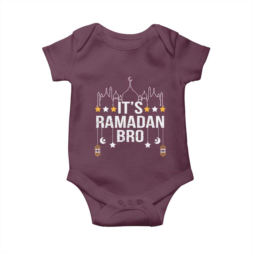 It's Ramadan Bro Baby Onesie Islamic Fasting Muslim