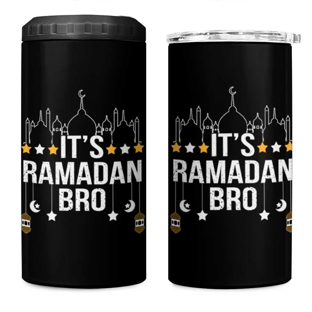 It's Ramadan Bro 4 in 1 Can Cooler Tumbler Islamic Fasting Muslim