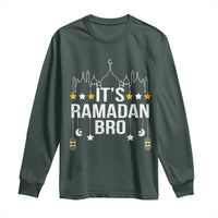 It's Ramadan Bro Long Sleeve Shirt Islamic Fasting Muslim
