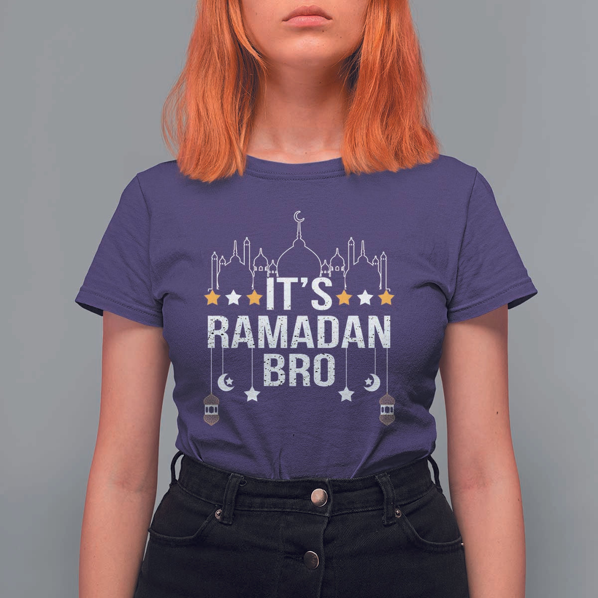 It's Ramadan Bro T Shirt For Women Islamic Fasting Muslim