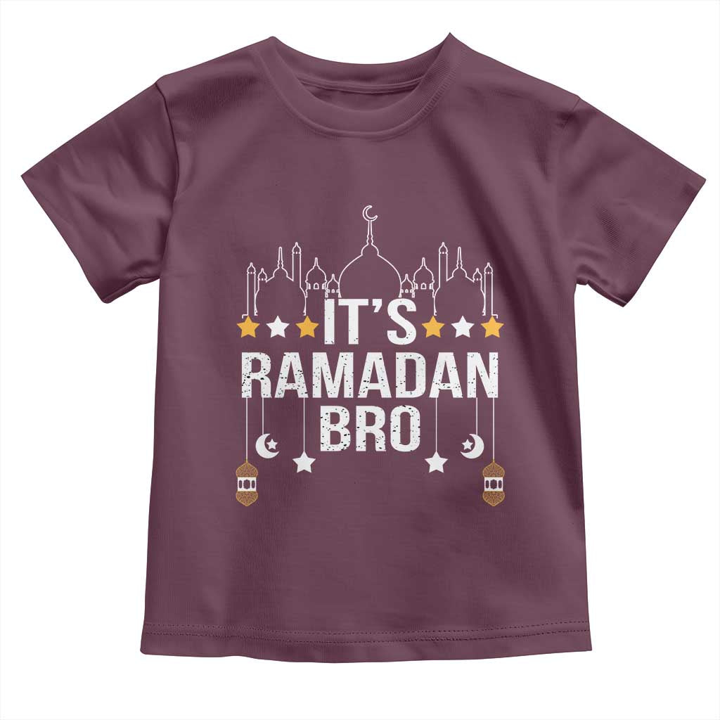 It's Ramadan Bro Toddler T Shirt Islamic Fasting Muslim